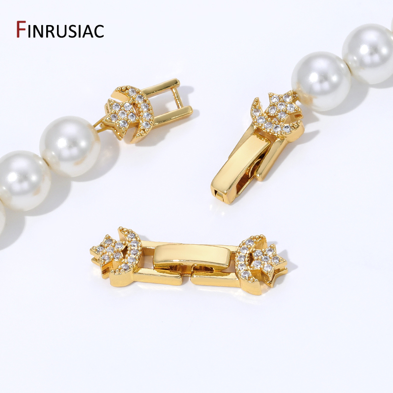 Jewelry Making Articles - замки для бижутерии c фианитами,застежки для