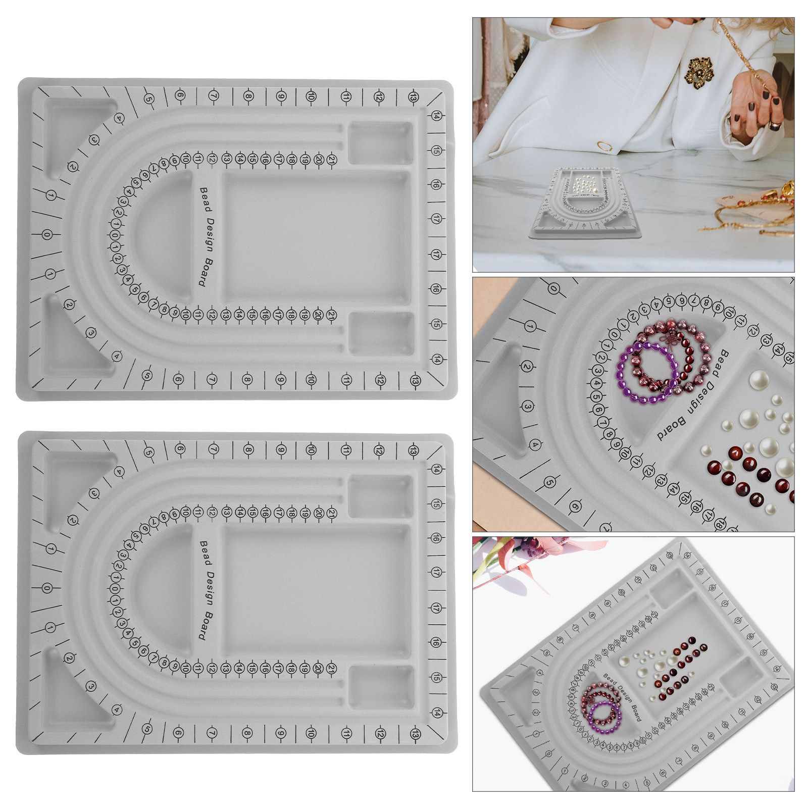 Bead Organizer Tray - Набор из 2-х досок для бисероплетения:
