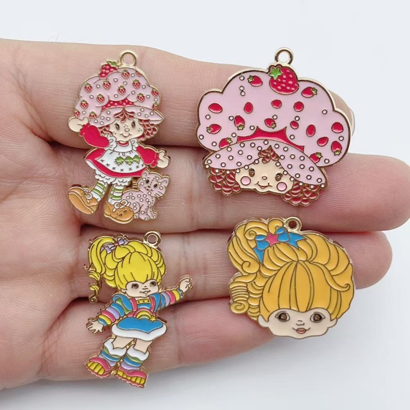 Jewelry Making Party - 10 шт. милых эмалевых металлических подвесок