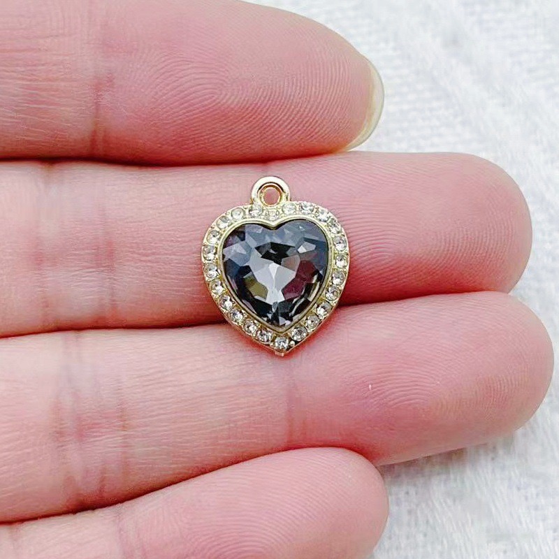 10 шт. подвесок в форме сердца – обзор и цена Jewelry Making Party