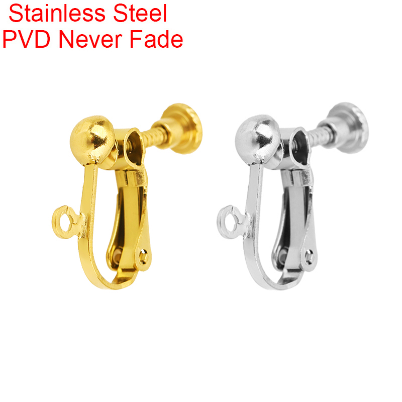 4 шт. застежки для сережек из  – обзор и цена Jewelry Making Metal