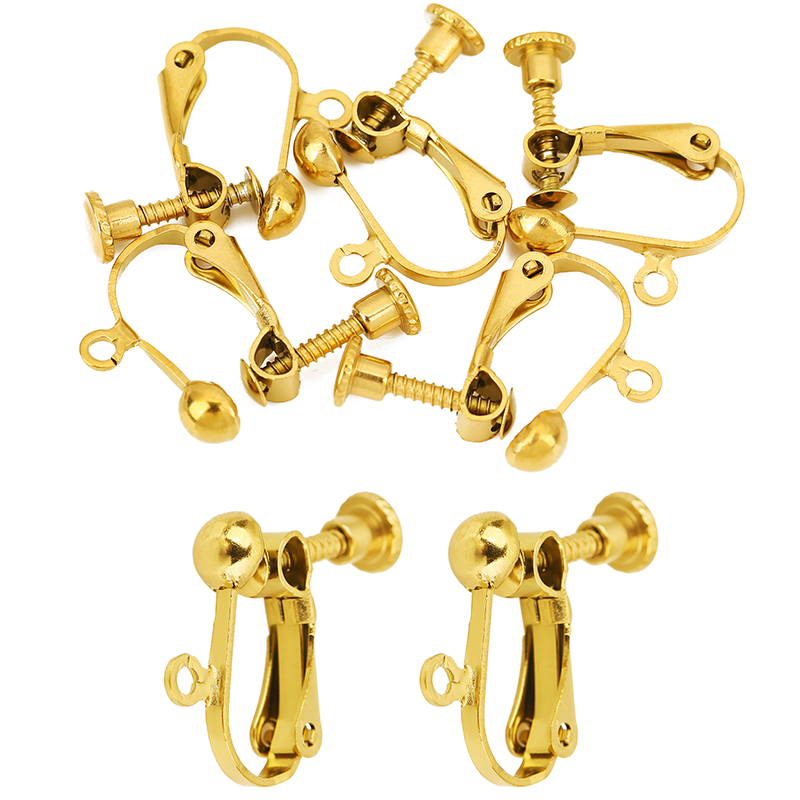4 шт. застежки для сережек из  – обзор и цена Jewelry Making Metal